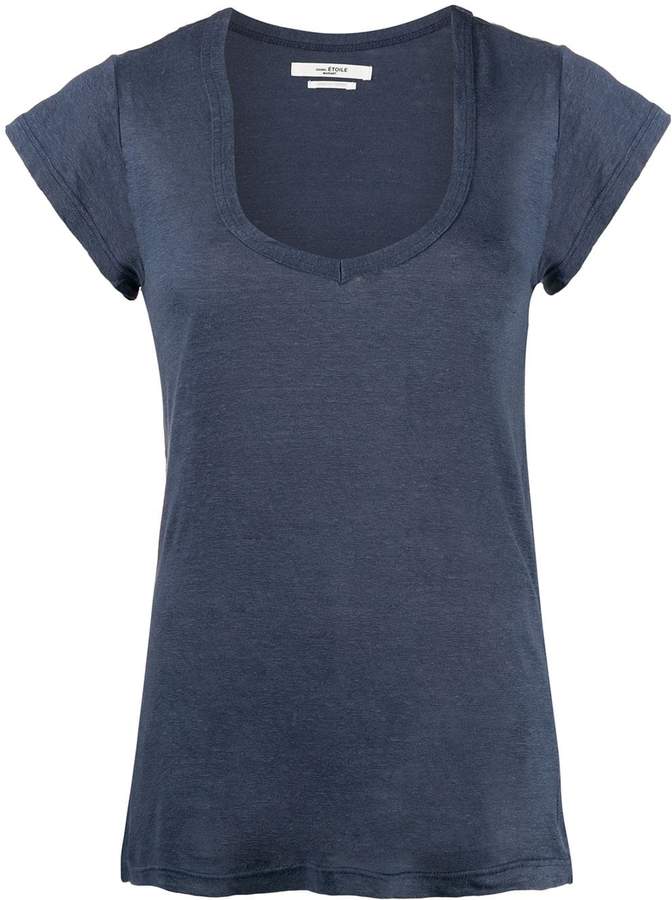 Etoile Isabel Marant Zankou linen T-shirt - ShopStyle