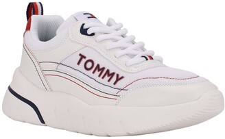 Tommy Hilfiger White Women's Shoes with Cash Back | Shop the world's  largest collection of fashion | ShopStyle