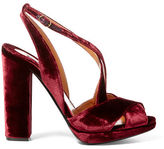 Thumbnail for your product : Ralph Lauren Georgeanna Velvet Sandal