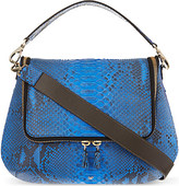 Thumbnail for your product : Anya Hindmarch Maxi zip python Satchel Bag