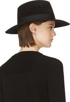 Thumbnail for your product : Yang Li Black Felted Fur Fedora