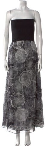 MARIE FRANCE VAN DAMME Silk Long Dress