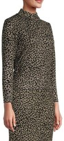 Thumbnail for your product : Elie Tahari Metallic Leopard-Pattern Sweater