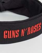 Thumbnail for your product : Reclaimed Vintage Inspired Guns N' Roses Neckerchief Bandana