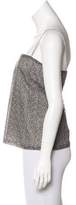 Thumbnail for your product : Max Mara Lace Sleeveless Top w/ Tags Grey Lace Sleeveless Top w/ Tags