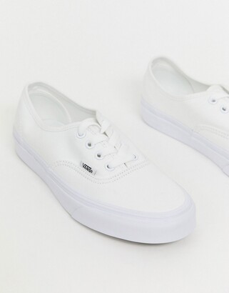 Vans Classic Authentic sneakers in triple white - ShopStyle