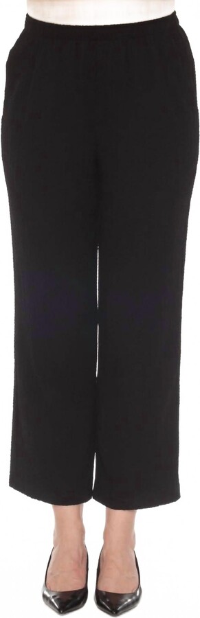 Joseph Ribkoff Pull On Relaxed Ankle Pants In Black