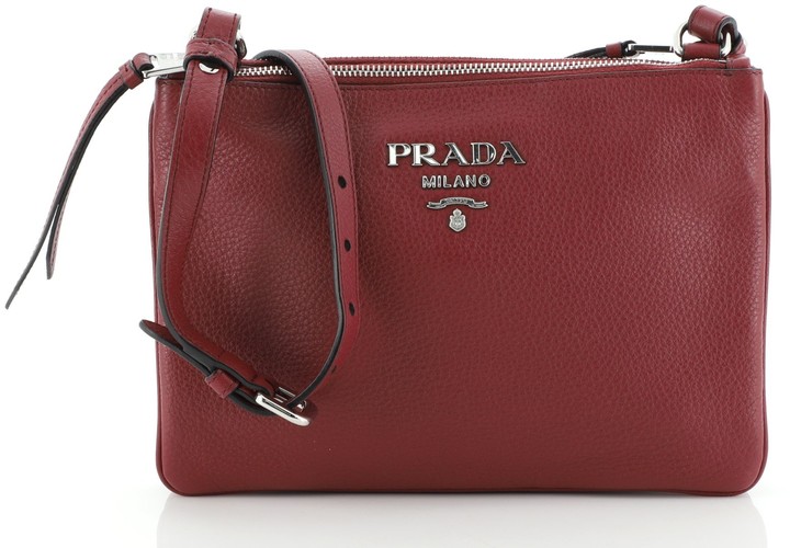 prada double zip crossbody