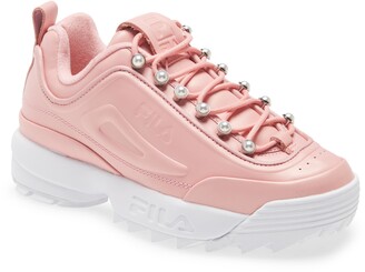 light pink fila