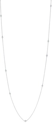 Tiffany & Co. Elsa Peretti Diamonds by the Yard sprinkle necklace in sterling silver