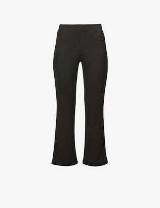 ATM Anthony Thomas Melillo Mid-rise flare stretch-jersey jogging bottoms