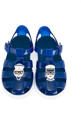 Dolce & Gabbana Kids designer's patch jelly shoes