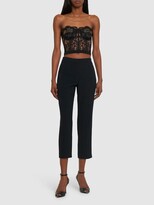 Thumbnail for your product : Alexander McQueen Narrow Boot Cut Crepe Pants