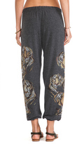 Thumbnail for your product : Lauren Moshi Tanzy Color Tiger Head Leg Pant