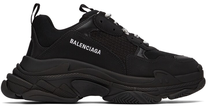 Balenciaga Triple S Sneaker in Black - ShopStyle