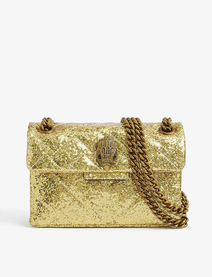 Gold Sequined Bag | Shop the world's largest collection of fashion |  ShopStyle