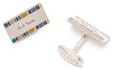 Thumbnail for your product : Paul Smith 2 Edge Silver Cufflinks