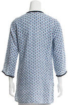 Thumbnail for your product : Tory Burch Linen Abstract Print Tunic