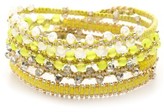 Thumbnail for your product : Chan Luu Interval Beaded Wrap Bracelet