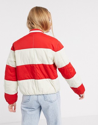 Tommy Jeans colourblock tracksuit jacket in multi