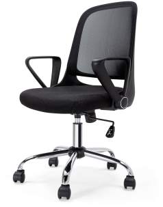 Rizzo Swivel Office Chair, Black