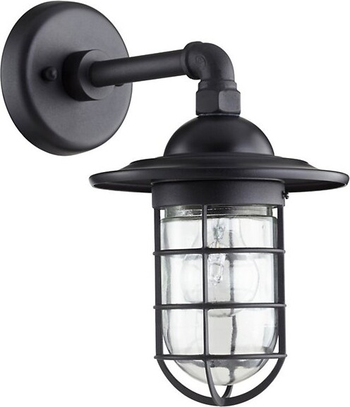 Quorum International Bowery Outdoor Wall Sconce in Clear
