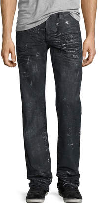 PRPS Barracuda Proton Splatter Denim Jeans, Black