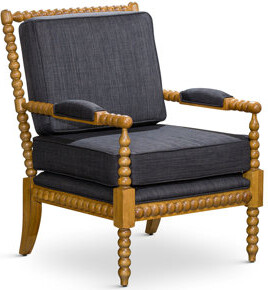 Red Barrel Studio Spindle Chair Modern Style For Living Bedroom