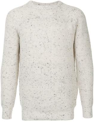 GUILD PRIME flecked ribbed sweater