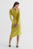 Thumbnail for your product : Reiss Off-Shoulder Drape Midi Dress