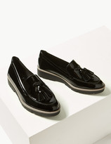 Thumbnail for your product : Marks and Spencer Leather Flatform Cleat Sole Loafers