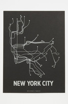Thumbnail for your product : Line Posters 'New York City Transit System - Small' Print