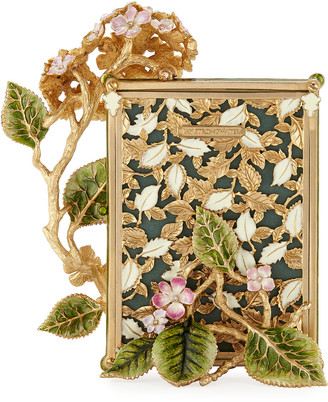 Jay Strongwater Gail Hydrangea Picture Frame, 5" x 7"