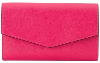 fuchsia clutch bag