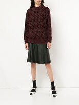 Thumbnail for your product : Fendi Pre-Owned Zucca pattern knit top