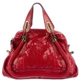 Thumbnail for your product : Chloé Small Python Paraty Bag