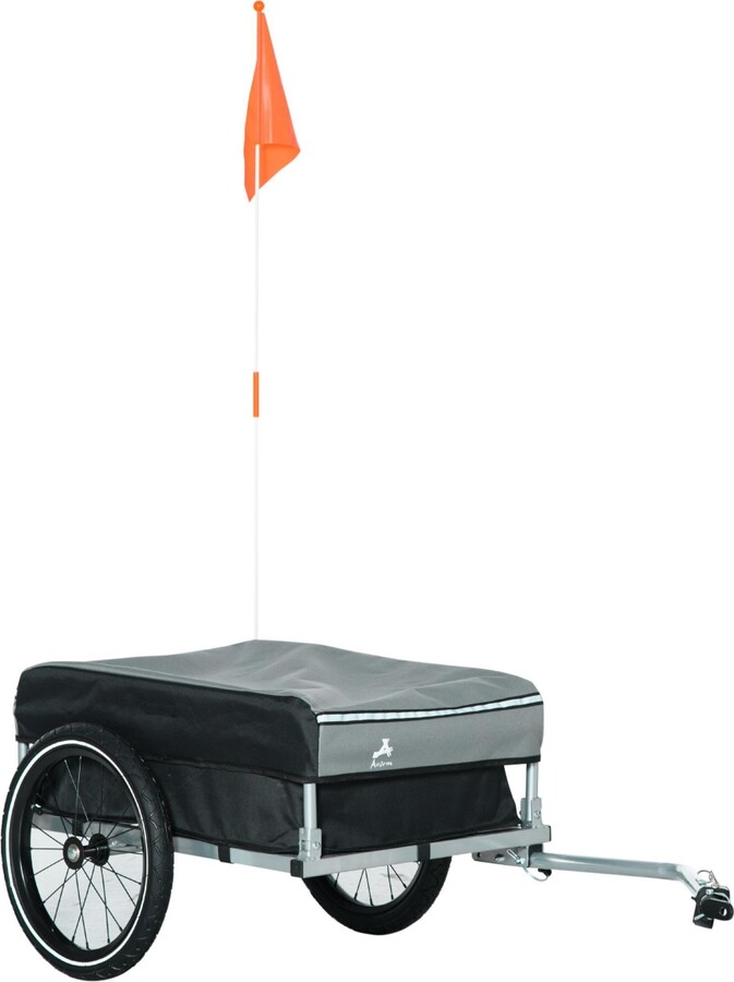 Bike Trailer Aosom Bike Cargo Trailer Bike Wagon Bicycle Trailer