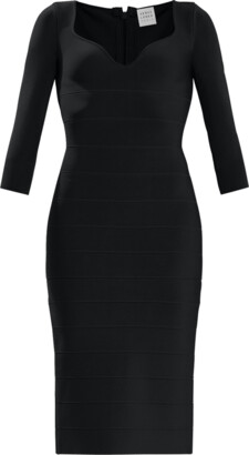 Herve Leger Sweetheart Recycled Icon Midi Dress