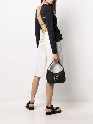 Karl Lagerfeld Paris Logo-Print Shoulder Bag