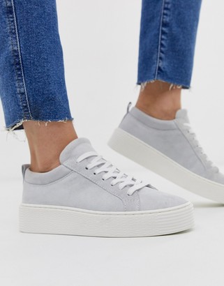 Vero Moda leather sneakers - ShopStyle