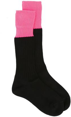 DSQUARED2 contrast ankle socks