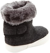 Thumbnail for your product : Right Bank Babies Herringbone Faux Fur Lined Bootie (Baby Girls)