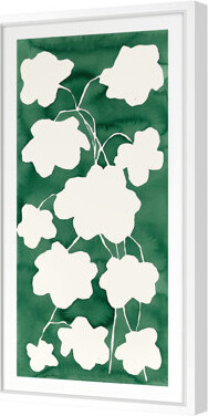 Grand Image Home Geranium in Emerald by Kate Roebuck - Floater Frame Print on Paper