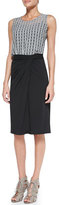 Thumbnail for your product : Theory Rhina Twist-Waist Jersey Skirt