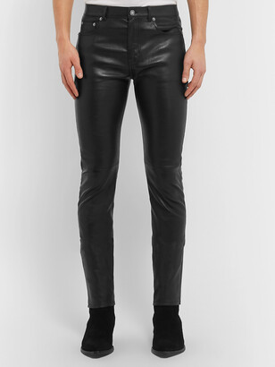 Saint Laurent Skinny-Fit Leather Trousers