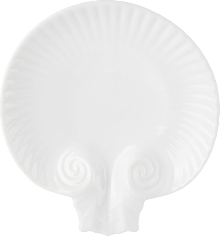 Gohar World White Clamshell Dish