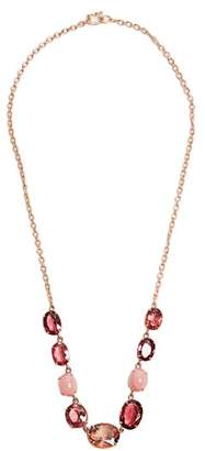 Irene Neuwirth Opal, Tourmaline & Rose Gold Necklace - Womens - Pink