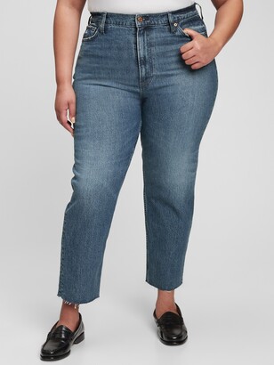 Gap Sky High Rise Cheeky Straight Jeans with Washwell
