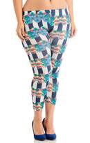 Thumbnail for your product : Dinamit Jeans Plus Size Printed Leggings