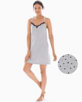 Thumbnail for your product : Cool Nights Lace Detail Sleep Chemise Caravan Dot Heather Opal